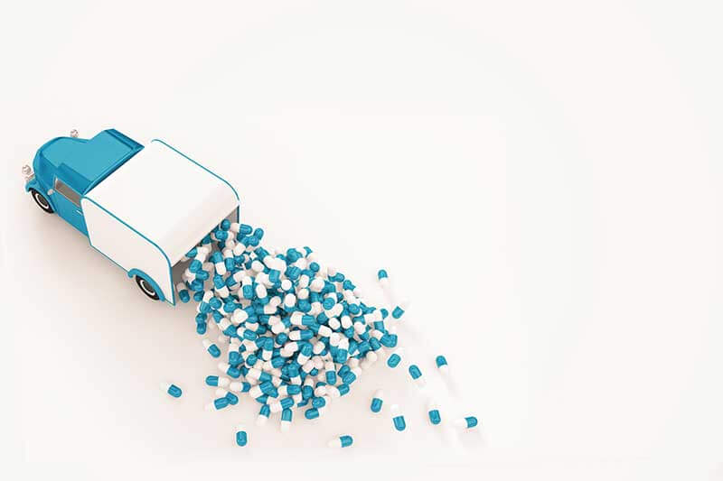 Illegal transportation of drugs and controlled substances