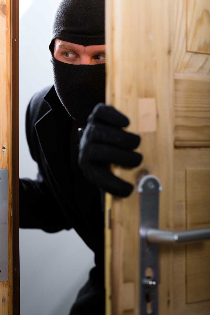illegal entry into private property